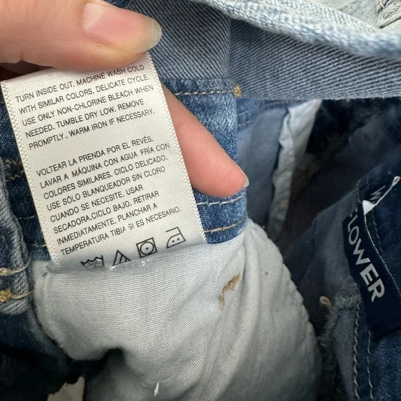 WALLFLOWER | Denim Jeans Overall Shorts Small - Picture 8 of 10